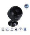 GloboStar® 86004 WIFI 2.4G IP CAMERA 1.0MP 1080P - Έξυπνη Κρυφή IP Κάμερα WiFi 1080P 150° Παρακολούθησης με Νυχτερινή Λήψη & Αισθητήρα Κίνησης - Μαύρο